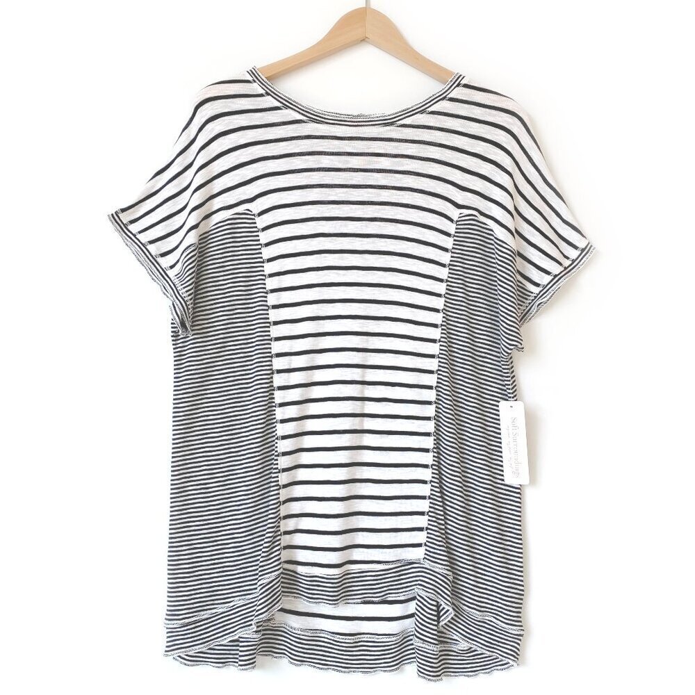 NWT Soft Surroundings Lakkari Striped Tunic Top PXL